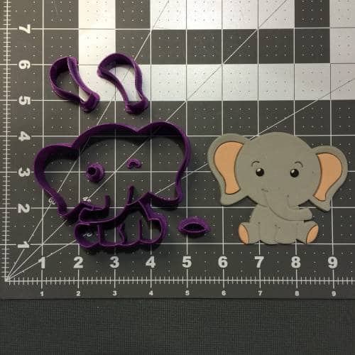 Baby Elephant 266-B898 Cookie Cutter Set