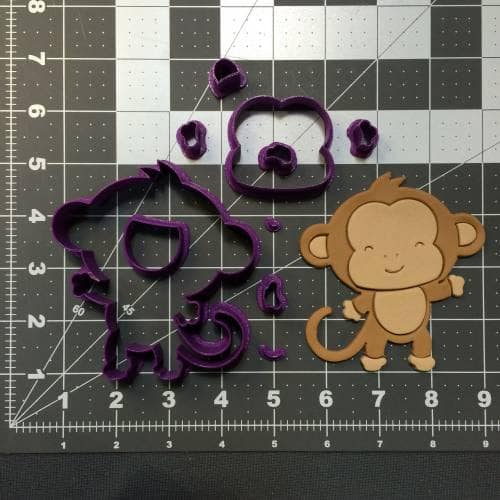 Baby Monkey 266-B901 Cookie Cutter Set (4 inch)