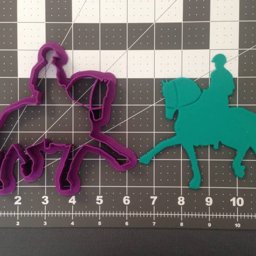 Horse and Rider Cookie Cutter
