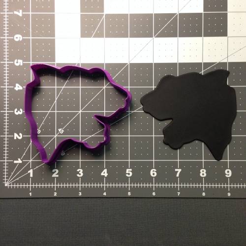 Panther Head 101 Cookie Cutter