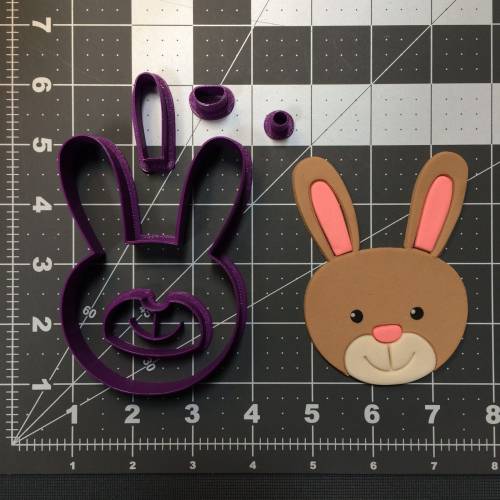 Bunny Face 100 Cookie Cutter Set