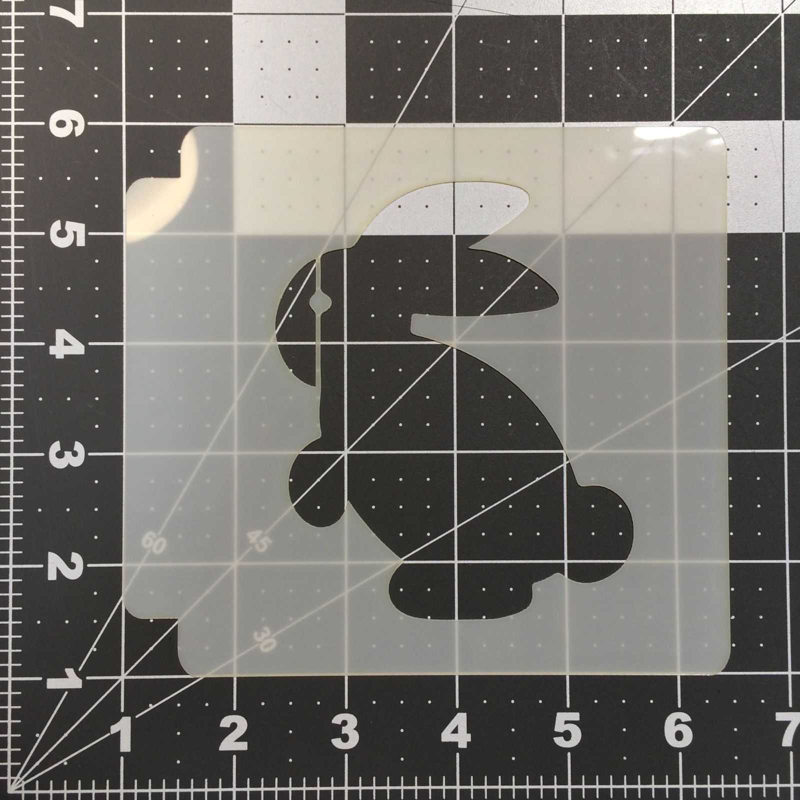Easter Bunny 101 Stencil