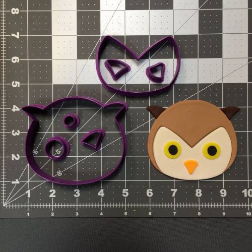 Owl Face 266-181 Cookie Cutter Set