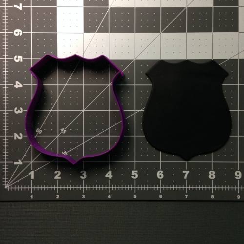 Police Badge 100 Cookie Cutter