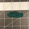 Car 100 Cookie Cutter and Stamp (imprinted 2)