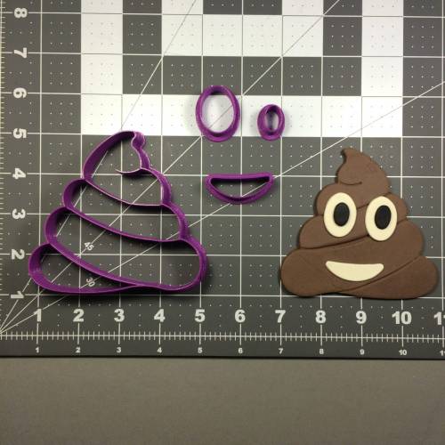 Emoji Poop Cookie Cutter Set