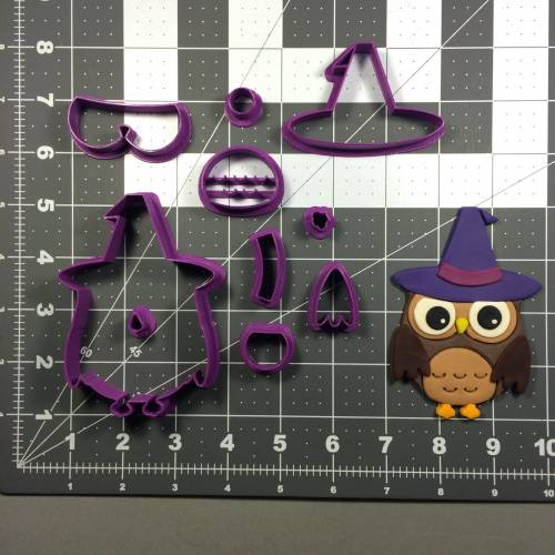 Owl Witch Cookie Cutter Set