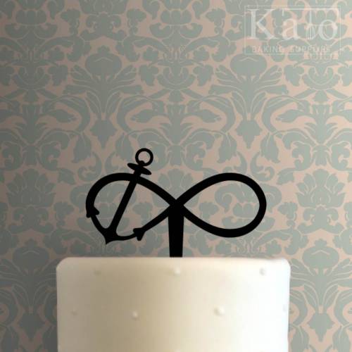Anchor Infinity Cake Topper 100