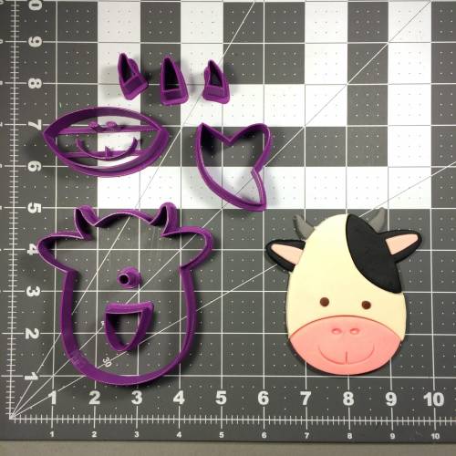 Cow Face 100 Cookie Cutter Set