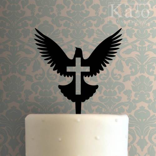 Dove with Cross 225-B419 Cake Topper