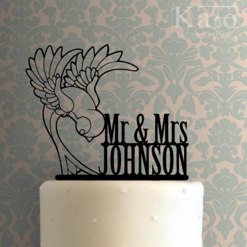 Custom Mr and Mrs Cake Topper 101
