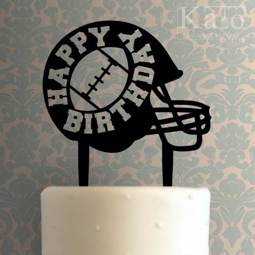 Football Happy Birthday Cake Topper 101