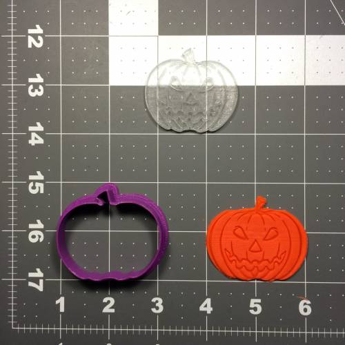Pumpkin 100 Cookie Cutter and Stamp (embossed 1)