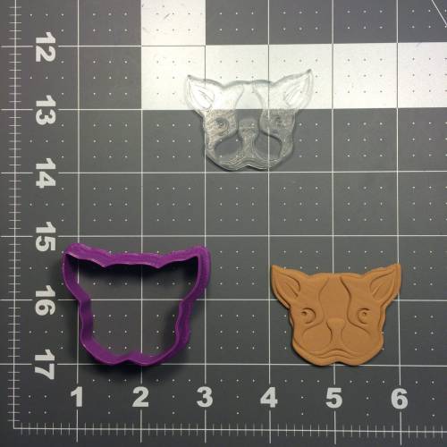 French Bulldog 103 Cookie Cutter and Stamp (embossed 1)