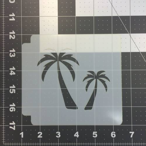 Palm Tree Stencil 103