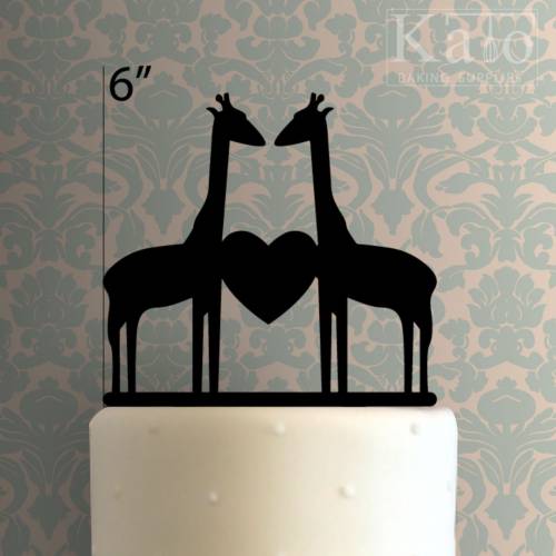 Giraffe Couple Cake Topper 100