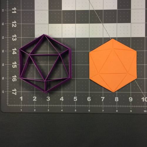 Icosahedron 100 Cookie Cutter