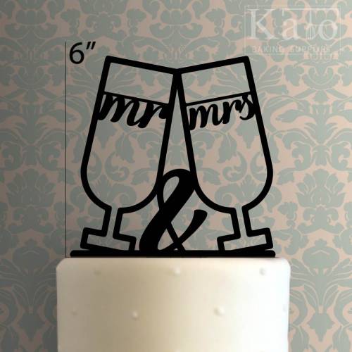 Mr and Mrs Cake Topper 107