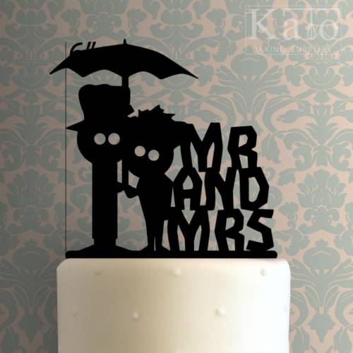 Mr and Mrs Cake Topper 112