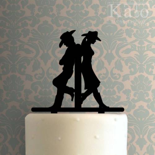 Cowboy and Cowgirl 225-521 Cake Topper