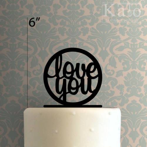 Love You 225-468 Cake Topper